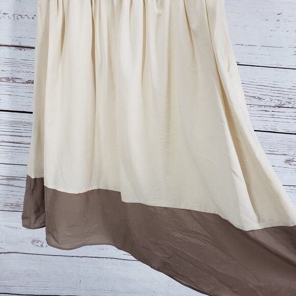 A'reve Women's Cream Floral Lace Contrast Sleeveless Dress Size Small - Picture 14 of 14